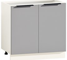 Тумба нижняя Н80.82.2Д. Мойка Лофт глянец