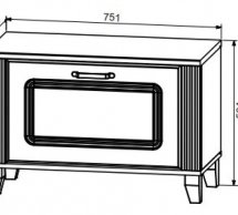 Тумба для обуви BUT1D Канди Белый альпийський / Дуб стирлинг / Белый матовий