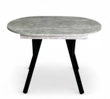 Стол овальный раскладной Elips Slide / Элипс слайд MebliRoMax 130 ЛДСП 18 мм