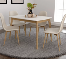 Стол Exen/Эксен Интарсио Белый Не раскладной 120 см