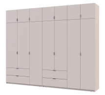 Шкаф для одежды Дорос Лукас кашемир 7 дверный 295 см