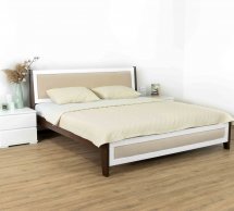 Кровать двуспальная деревянная Дримка Магнолия Бук