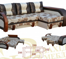 Угловой диван Ягуар Ортопедический