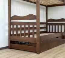 Двухьярусная кровать с подьемным механизмом Маугли