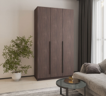 Шафа Mebelstar Оскар трьохдверна з шухлядами Дуб рістрето 120 см