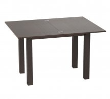 Стол-трансформер Dinner Glass Венге/Венге ноги/Бежевое стекло