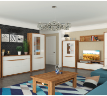 Шкаф 2Д Сокме Селена 2 дверный дуб крафт 93 см