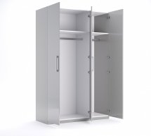 Шафа 3дв Міромарк Мегі 3 дверна шиншила сіра 135 см
