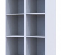 Шафа Дорос Гелар білий 2 Дзеркала 78 см