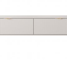 Тумба под ТВ Lante/Ланте RTV200 2D Бежевый золотые ножки Perfect Home Ширина 200 см