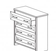 Комод KOM 4S Верне