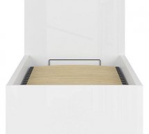 Ліжко односпальне BRW Poland LOZ/90/B Tetrix / Тетрікс з підйомним механізмом та нішею для білизни ДСП