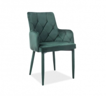 Стілець Ricardo Velvet зелений