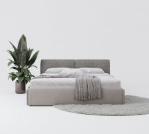 Ліжко м'яке двоспальне Woodsoft Novara / Новара