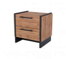 Шкафчик прикроватный 2S дуб вотан Amino