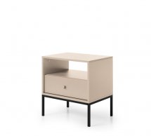 Тумба прикроватная черные ножки MS54 Mono