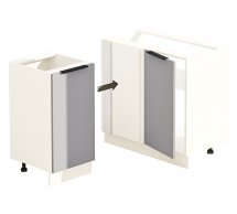 Тумба нижня Н100х60.82.1Д. кут. Мийка Лофт глянець