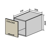 №64 Тумба верхняя окапник 35 Люкс RODOS