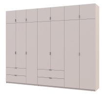 Шкаф для одежды Дорос Лукас кашемир 7 дверный 300 см