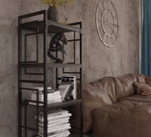 Стелаж 4 полички Квадро