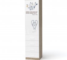 Пенал закритий з ящиками 4 шт 