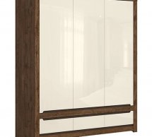 Шкаф SZF3D3S BRW Poland Ruso 3 дверный перламутр глянец 179 см