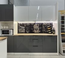 Кухня 2,4м Крашеный високий глянец ДСП АКЦИЯ!