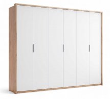 Шкаф 6Д Миромарк Асти белый 275 см