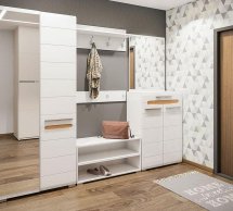 Тумба для обуви открытая Бьянко Белый 