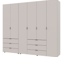 Шкаф Дорос Геллар кашемир 6 дверной 232,5 см