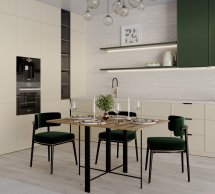 Стол-трансформер Voody Дуб Эвок/Чёрные ноги