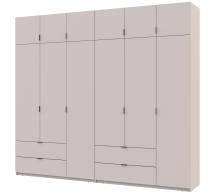 Шкаф для одежды Дорос Лукас кашемир 6 дверный 270 см