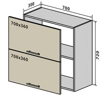 №90 Тумба верхняя окапник 70 Люкс RODOS