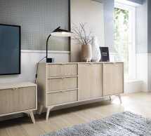 Комод беж песочный/пихта сканди Forest KSZ158