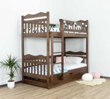 Двухьярусная кровать с подьемным механизмом Рукавичка