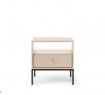 Тумба прикроватная черные ножки MS54 Mono