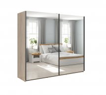 Шкаф-купе с зеркалами SZF/220/2M Tetrix 