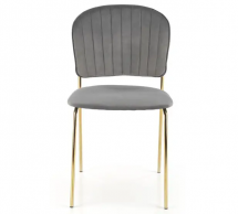 Стул K-499 серый/золотой