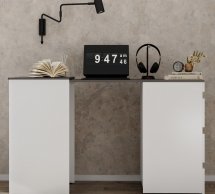 Комод-трансформер Molli Білий діамант/Графіт