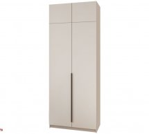 Шкаф Mebelstar Оскар двухдверный с антресолью Кашемир 100 см