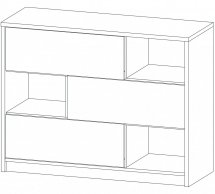 Комод 1100 3Ш Айго