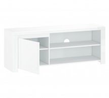 Шкафчик ТВ 1D/160 [B] белый глянец Lingo