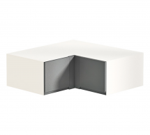 Антресоль А100х100.36.2Д угол.глубокая Омега ручка