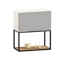 Тумба верхня В60.72.1Д метал.відкрита Лофт глянець