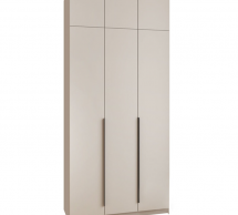 Шкаф Mebelstar Оскар трехдверный с антресолью Кашемир 120 см