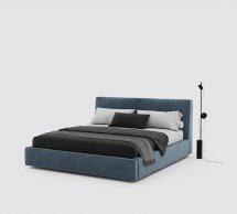 Ліжко двоспальне м'яке Woodsoft Toronto / Торонто