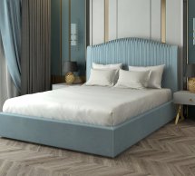 Кровать мягкая двуспальная Лев Тоскания