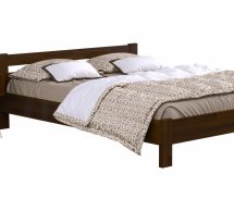 Ліжко дерев'яне Естелла Рената / Серія Тесса Щит / Масив Бук