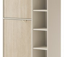 Стелаж беж пісочний/ялиця сканді Forest RG80