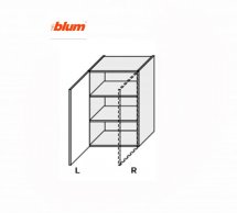 Секция верхняя левая 40В/720 1дв Pro Blum Миллениум WG